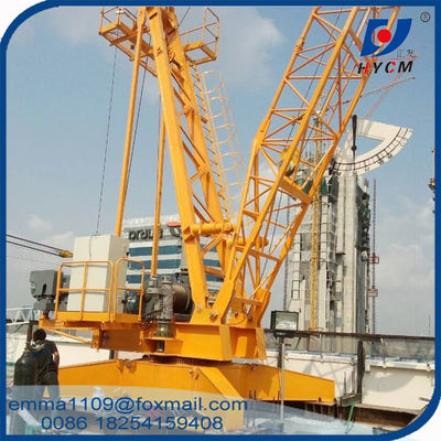 3 ตัน มินิ Luffing Derrick Crane 15m Luffing Jib สําหรับอาคารสูง 150m
