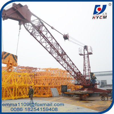 QD60 6 ตัน Derrick Luffing Crane 24m Boom 220V 60Hz 3 ขั้นตอนกับ Transfermor