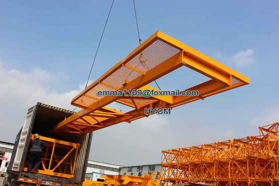มินิทาวเวอร์เครน QTZ40 4807 4tons รูปแบบ Top Kit กับหัวแมว