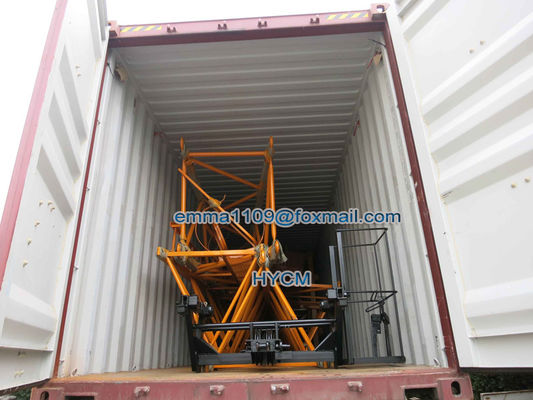 QTZ50(5010) กีฬาหอคอยหัวแมว 4tons Double Slewing สําหรับการส่งออก