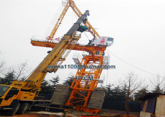 16t อาคาร Luffing Tower Crane D6029 รุ่น 60M ใหญ่ Jib 2.9t ภาระปลาย