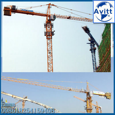 QTZ63 เครื่องกีฬาในตึกก้าวสูง ความจุยกีฬา 6 ตัน 50m การทํางาน Jib
