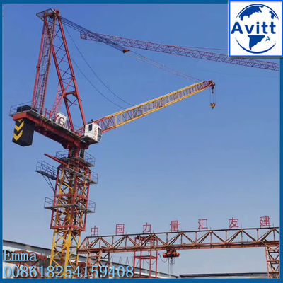 D5520 เครื่องกีฬากระจกไฮดรอลิก Telescopic Tower Crane 18T