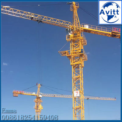 QTZ63-5610 เครนหอ 6t ความจุ 56m ยกกระดาน บูม