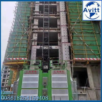 1-4t Rack Pinion Construction Hoist Lift Mast Section ประเภทการปีน