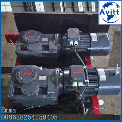ระบบขับเคลื่อนอะไหล่ยกด้วยมอเตอร์ 18.5KW และ K Reducer รุ่น LSZ
