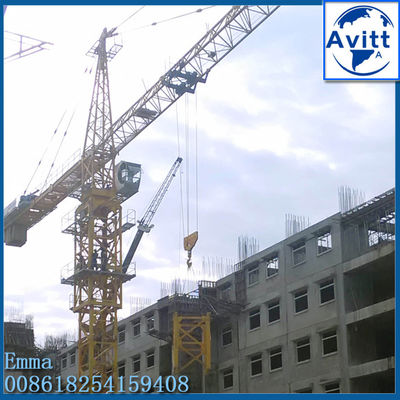 ความจุสูงสุด 12t Topkit เครนหอ 60mts การทํางาน TC6024